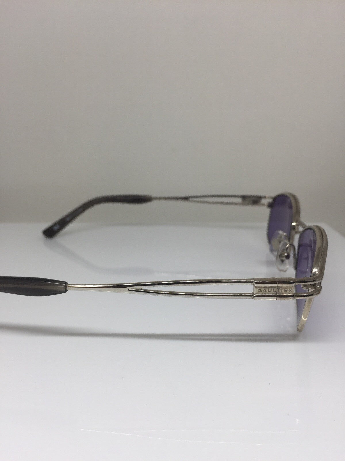 Vintage Jean Paul Gaultier JPG 56-0029 Silver Sunglasses - Super Vision Optical