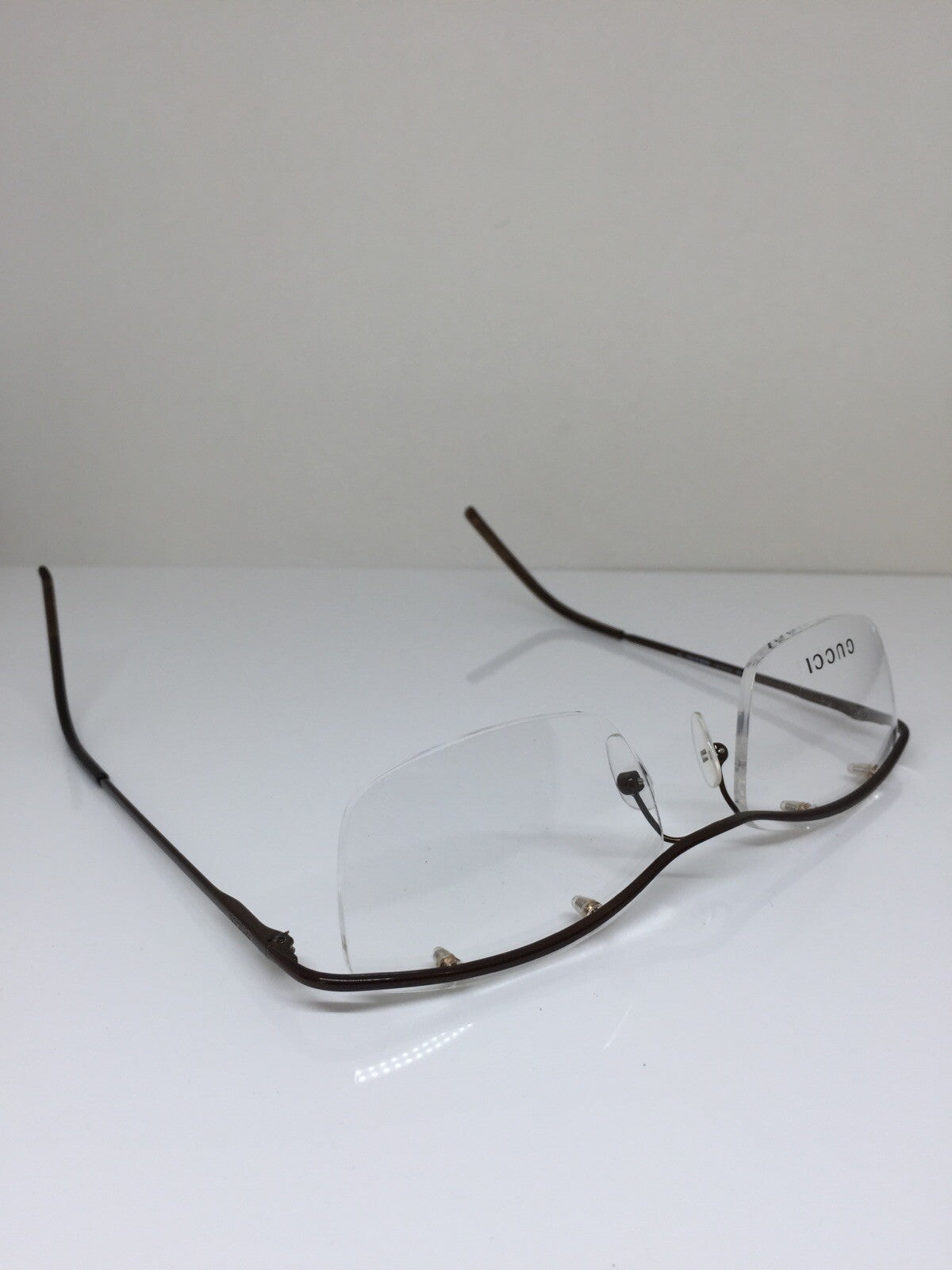 Vintage Gucci GG 1654 Brown Eyeglasses - Super Vision Optical