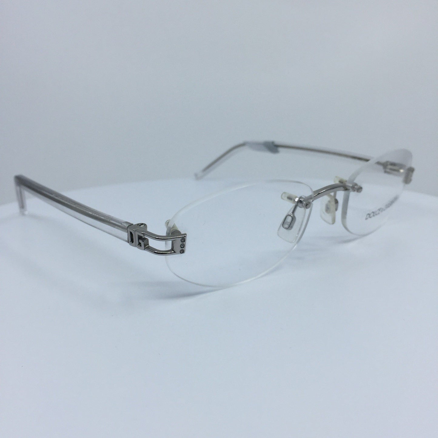 Vintage Dolce & Gabbana DG 460 Silver Eyeglasses - Super Vision Optical