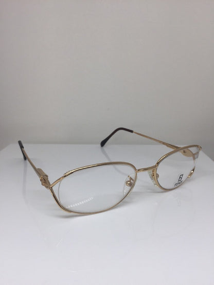 Vintage Fendi F82 GOLDEN GLIMMER Gold Sunglasses - Super Vision Optical