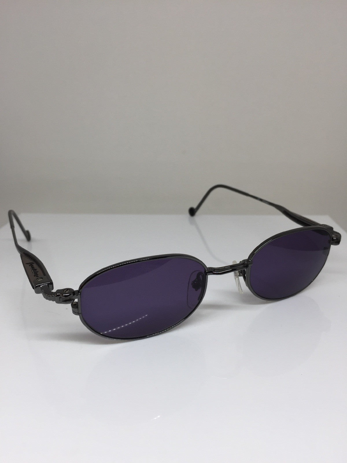 Vintage Jean Paul Gaultier JPG 56-8103 Gunmetal Sunglasses - Super Vision Optical