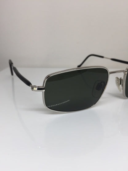 Vintage Giorgio Armani GA 637 Silver Sunglasses - Super Vision Optical