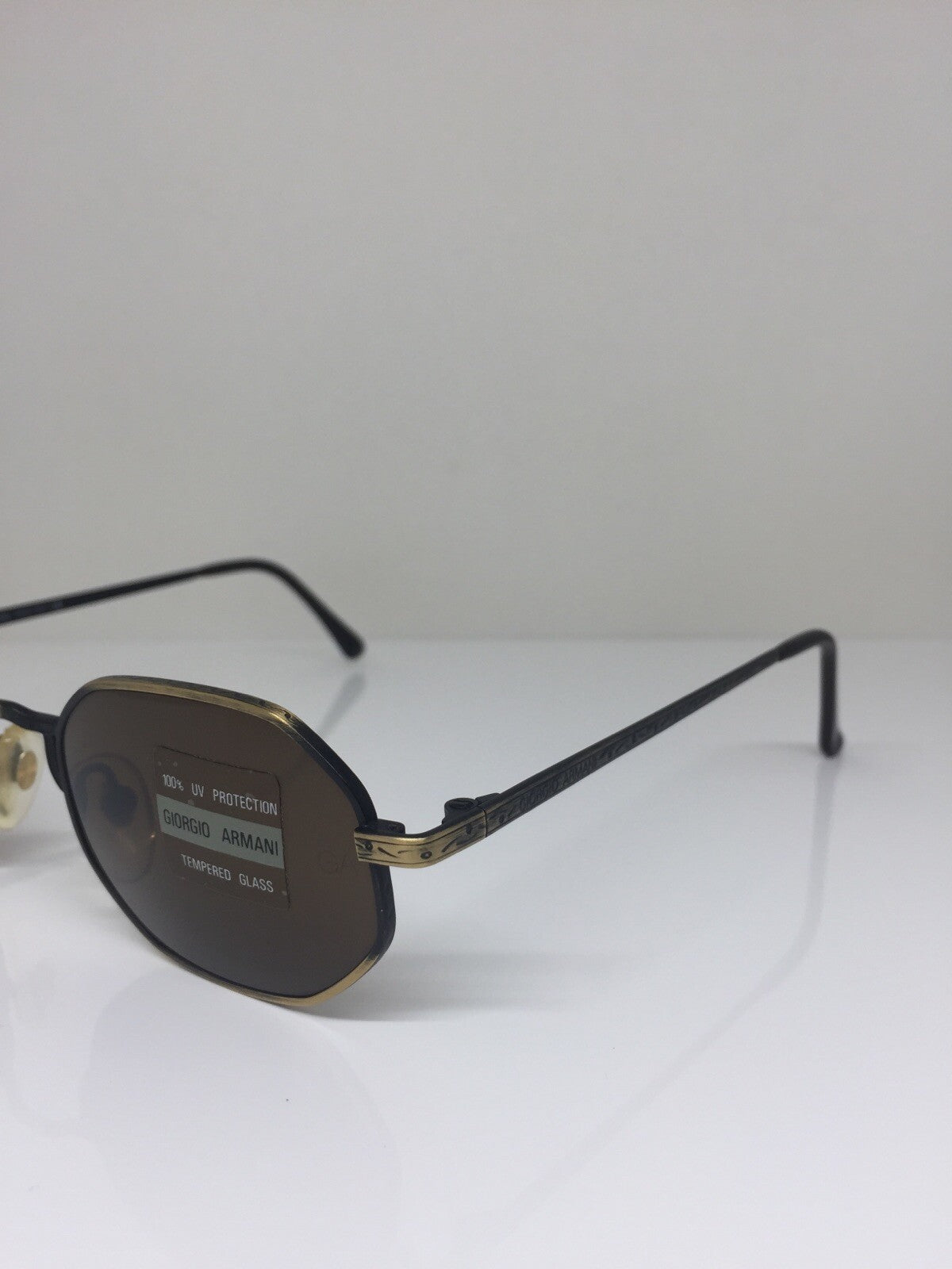 Vintage Giorgio Armani GA 622 Black Sunglasses - Super Vision Optical