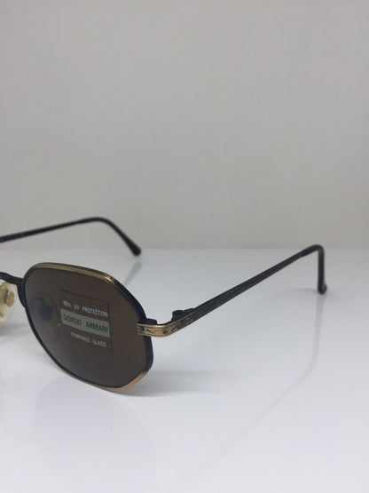 Vintage Giorgio Armani GA 622 Black Sunglasses - Super Vision Optical