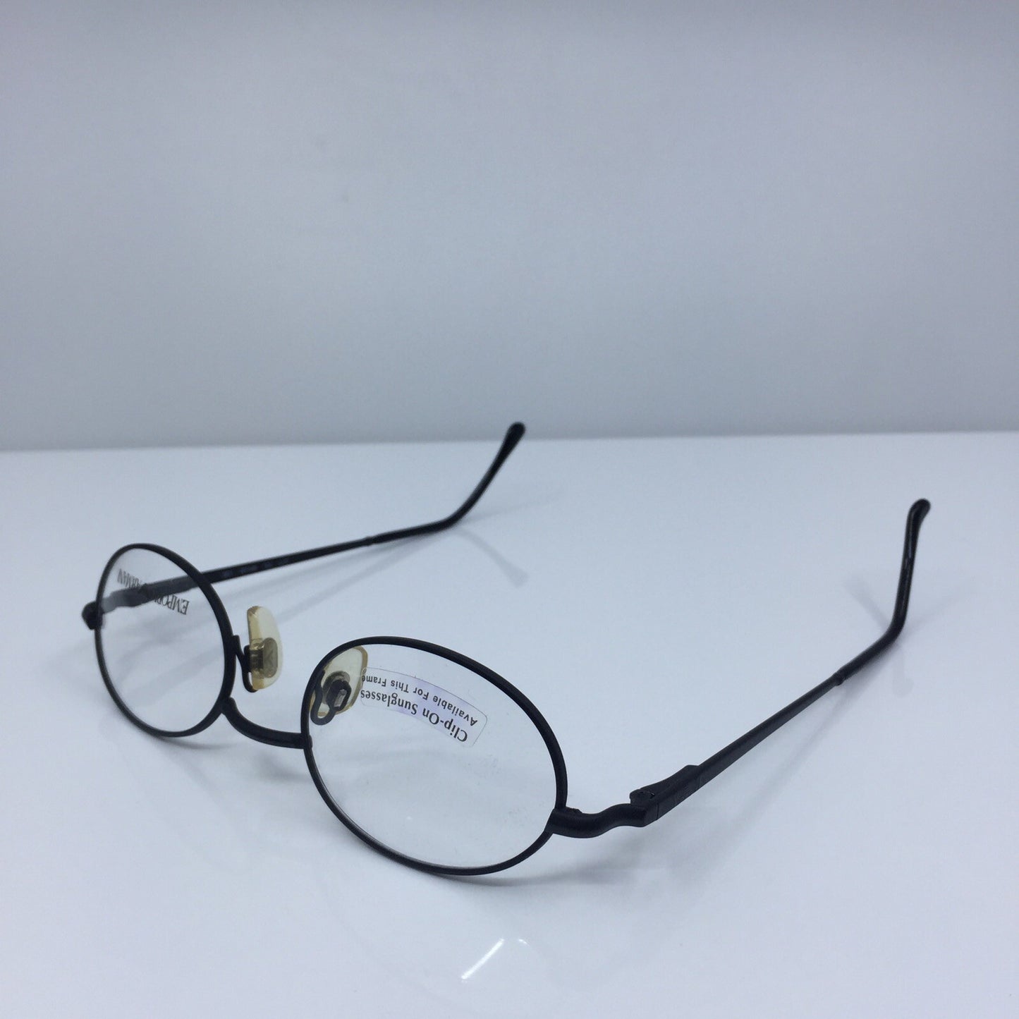 Vintage Emporio Armani EA 077 Black Eyeglasses - Super Vision Optical