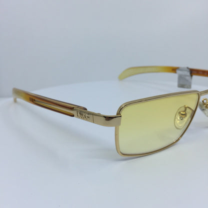 Vintage Dolce & Gabbana DG 2050 Gold Sunglasses - Super Vision Optical