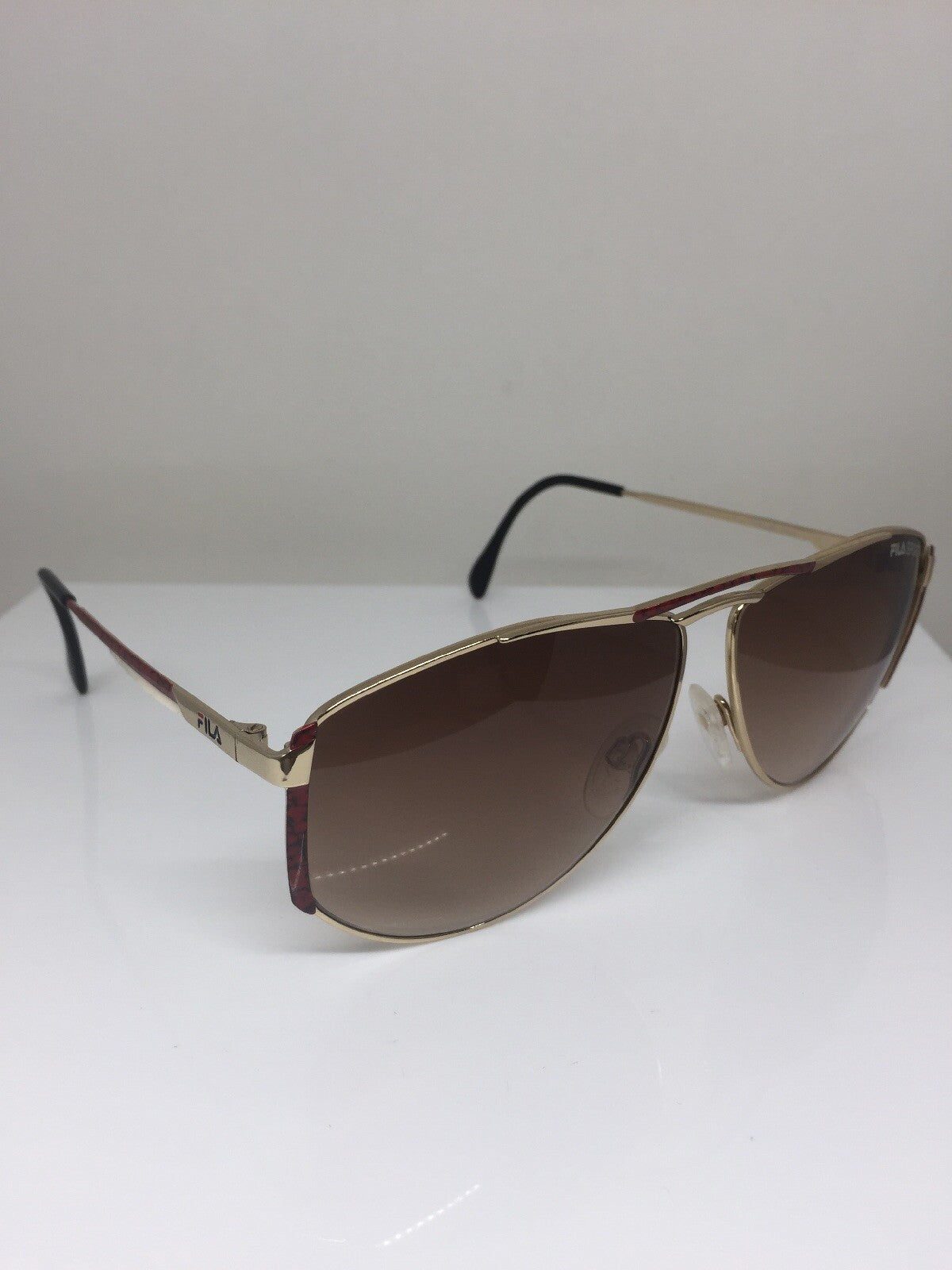 Vintage Fila Sport FILA 8805 Gold Sunglasses - Super Vision Optical