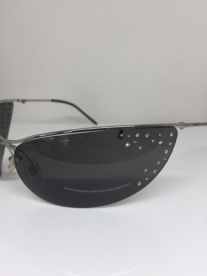 Vintage Dior CD Dior Extase Strass Silver Sunglasses - Super Vision Optical