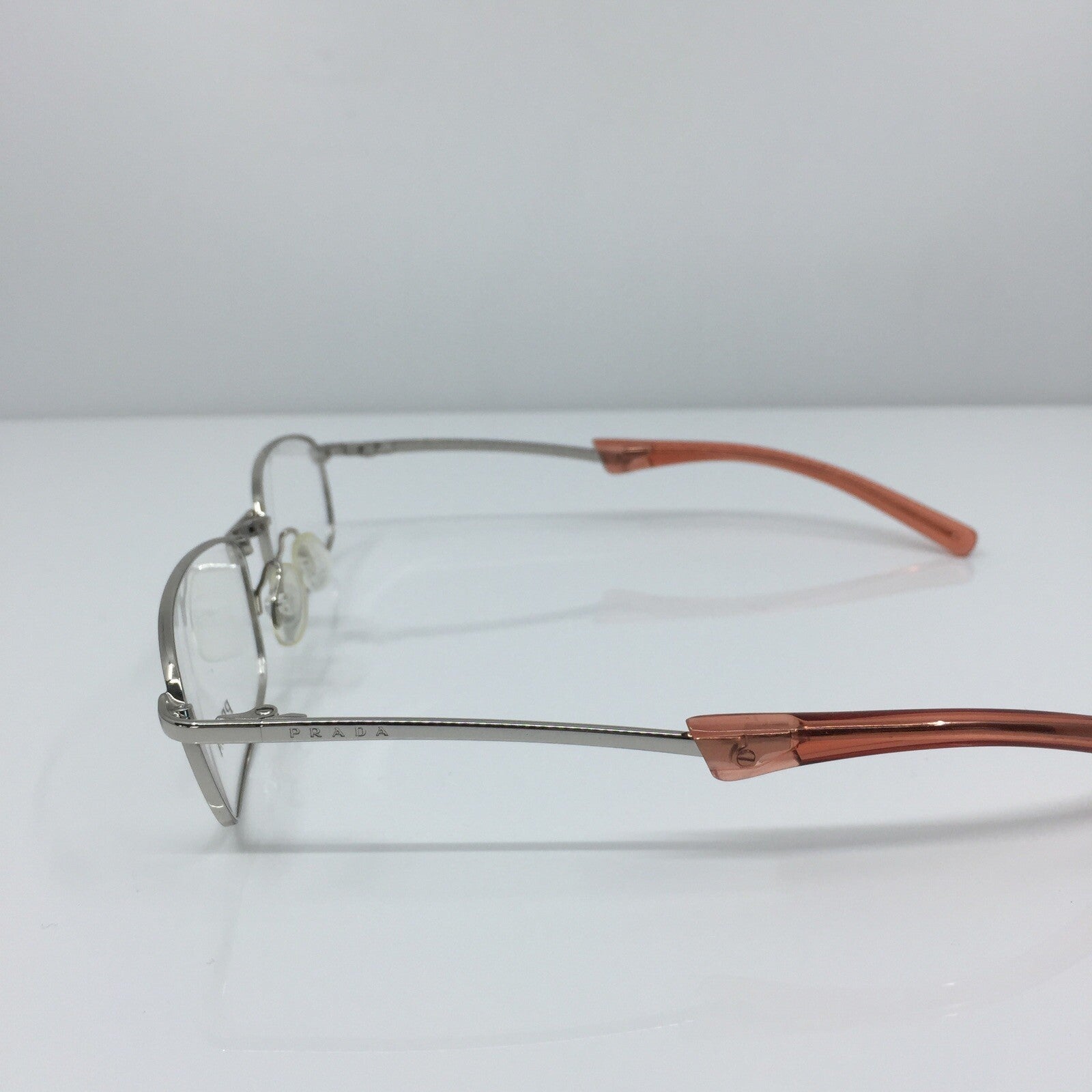 Vintage Prada VPR 75C Silver Eyeglasses - Super Vision Optical