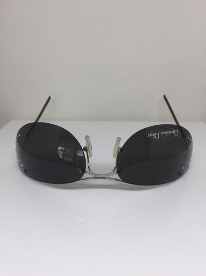 Vintage Dior CD Dior Extase Strass Silver Sunglasses - Super Vision Optical
