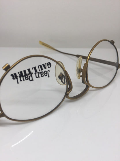 Vintage Jean Paul Gaultier JPG 55-1171 Gold Sunglasses - Super Vision Optical