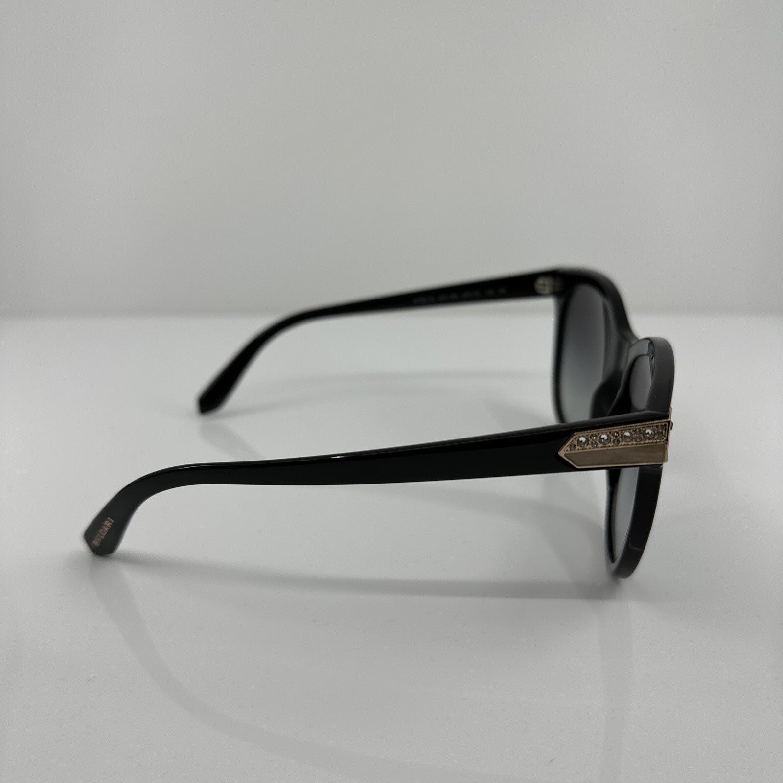 Vintage Bvlgari Bulgari 8185-B Black Sunglasses - Super Vision Optical