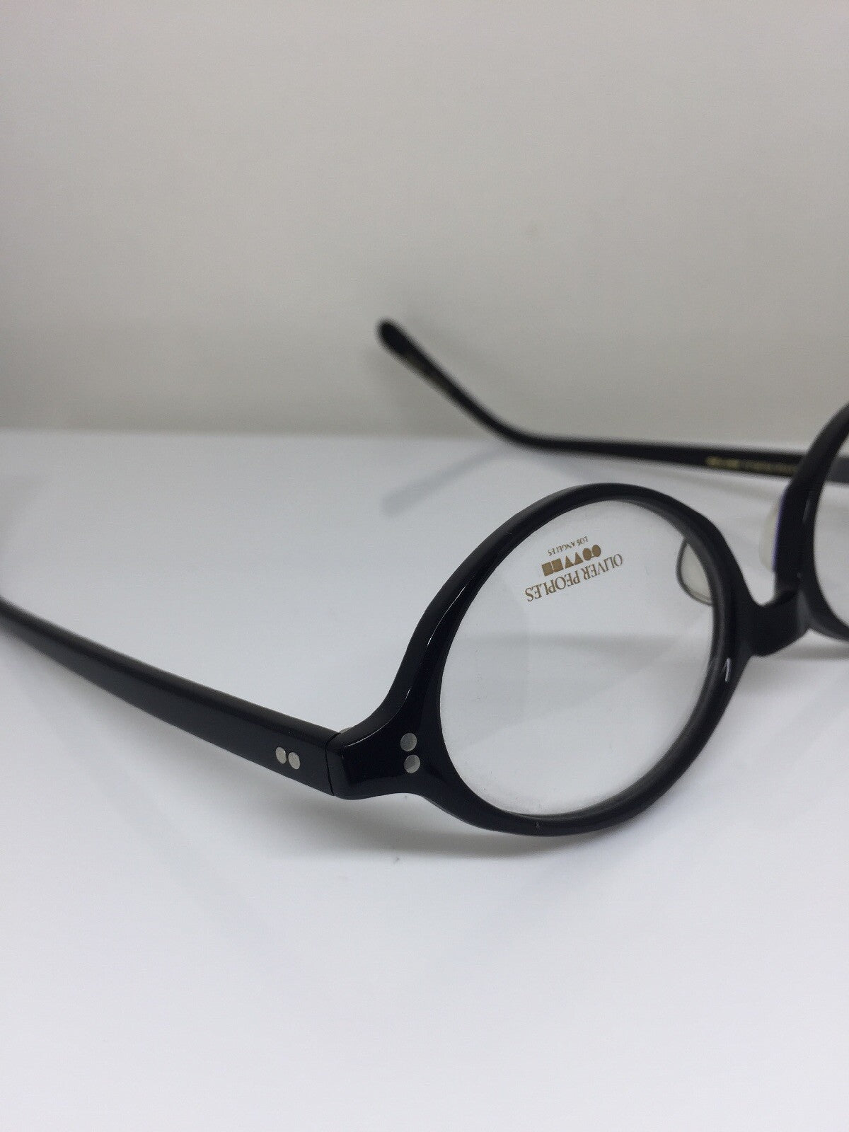 Vintage Oliver Peoples OP Joplin Black Eyeglasses - Super Vision Optical
