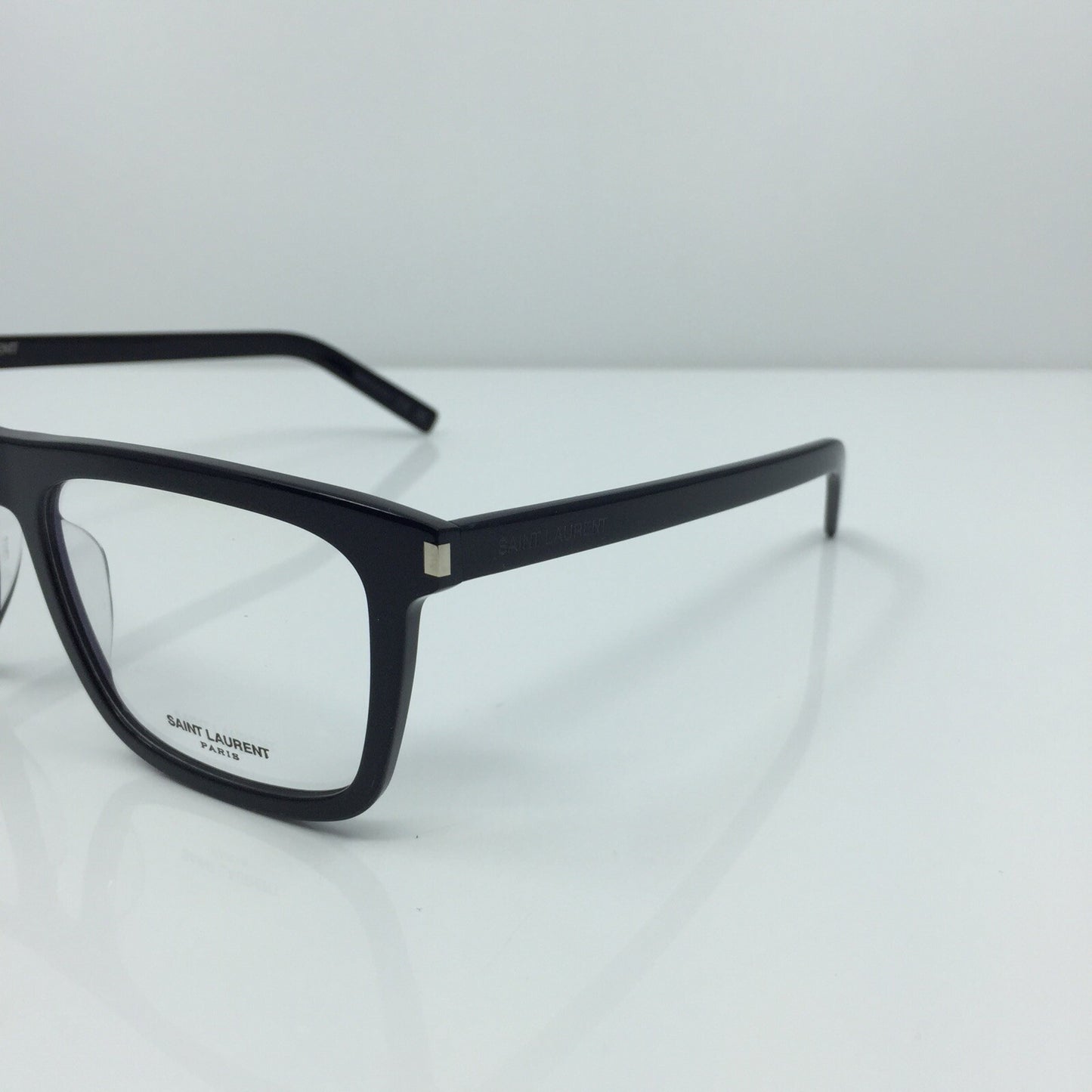 Vintage Yves Saint Laurent Saint Laurent SL 547 SLIM OPT Black Eyeglasses - Super Vision Optical