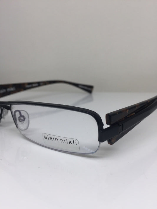Vintage Alain Mikli A 0663-11 Black Sunglasses - Super Vision Optical