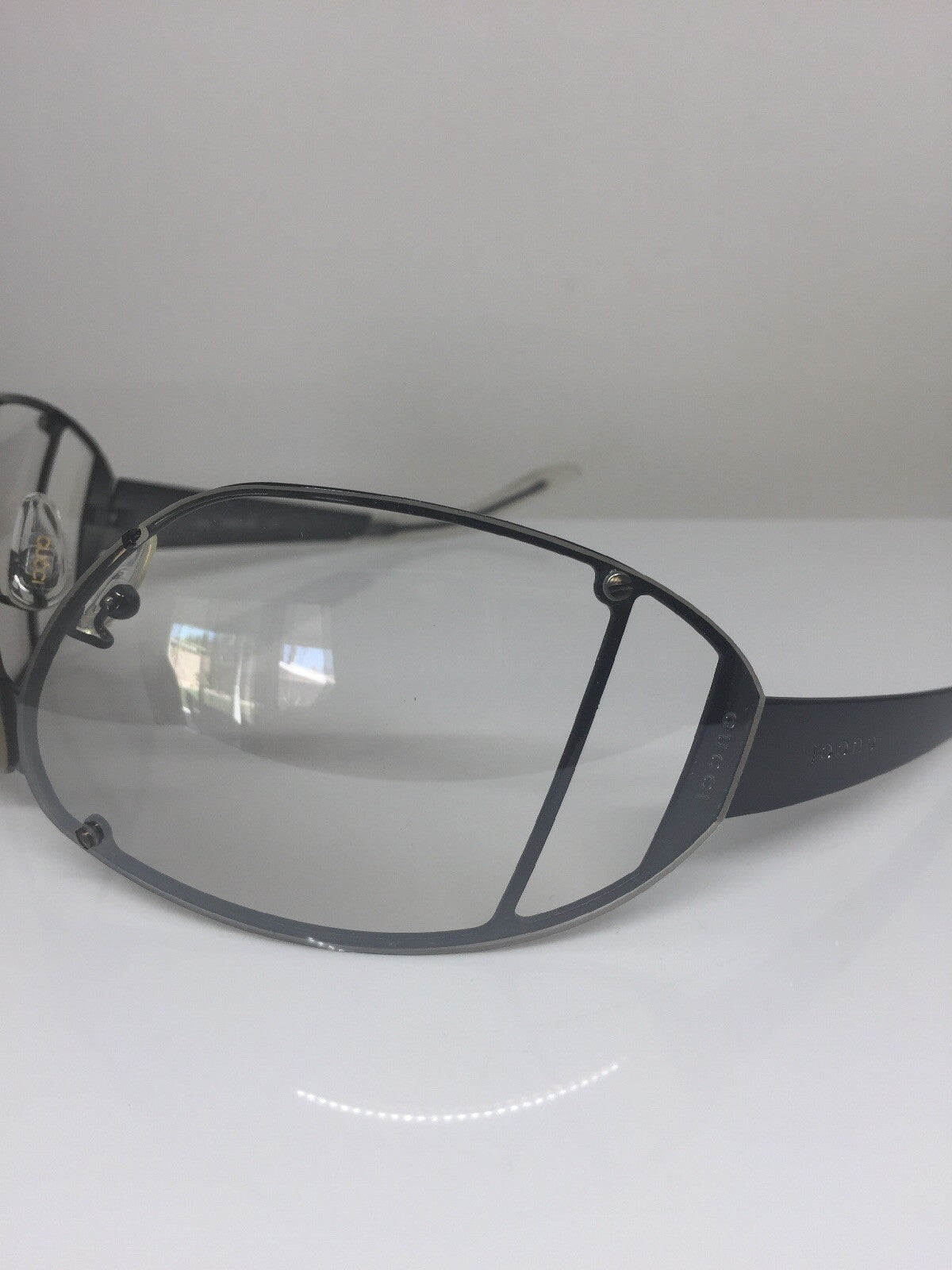 Vintage Gucci GG 1652/S Gunmetal Sunglasses - Super Vision Optical