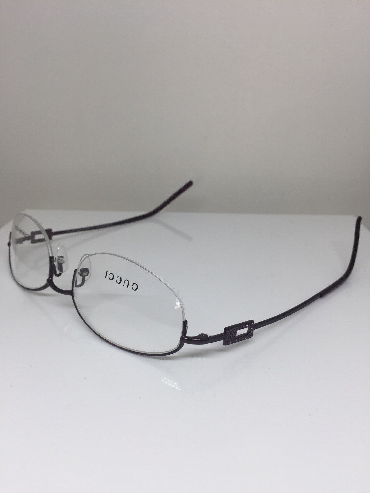 Vintage Gucci GG 2709 Strass Purple Eyeglasses - Super Vision Optical