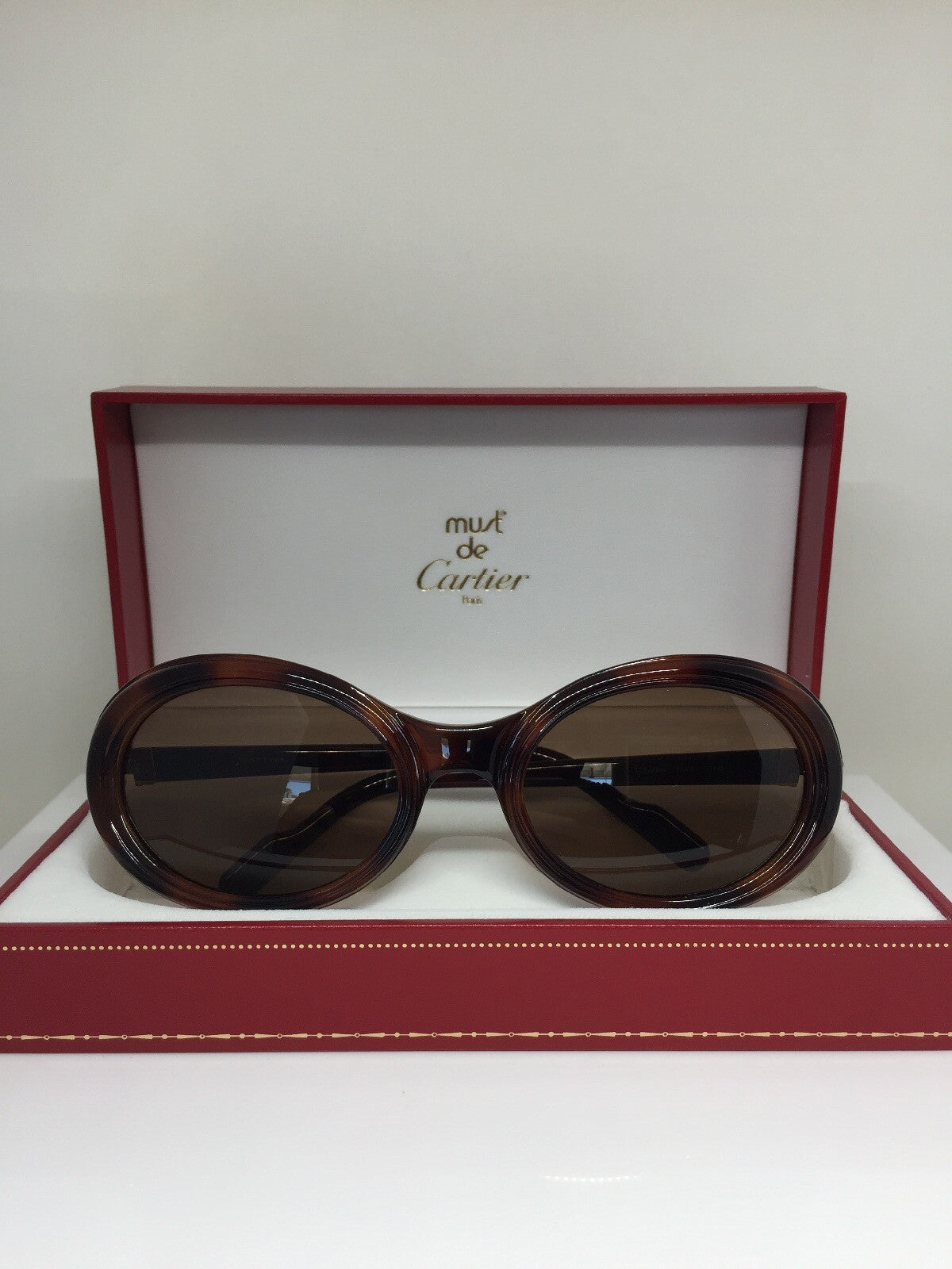 Vintage Cartier Frisson Brown Sunglasses - Super Vision Optical