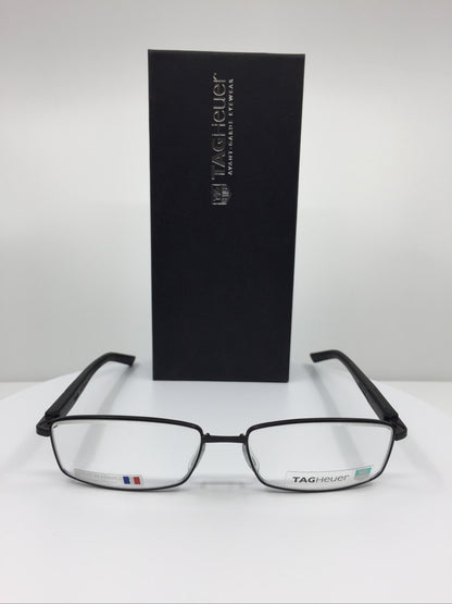 Vintage Tag Heuer TH 8007 Black Eyeglasses - Super Vision Optical