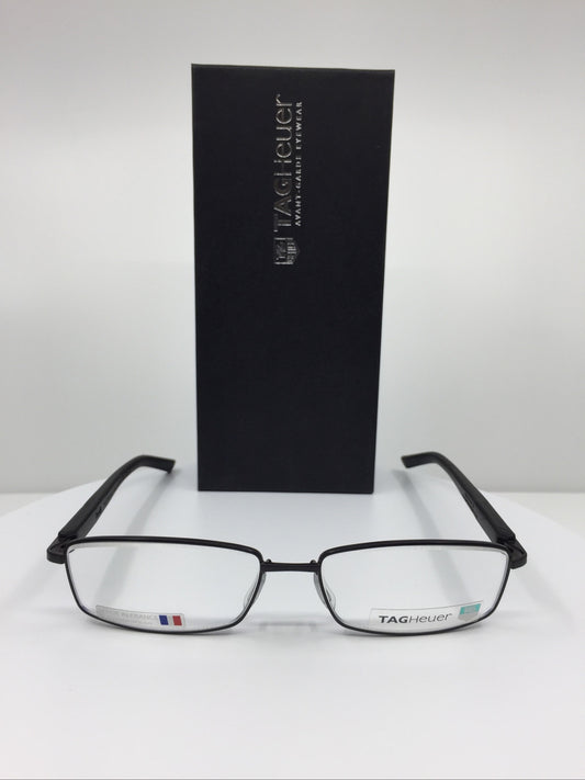 Vintage Tag Heuer TH 8007 Black Eyeglasses - Super Vision Optical