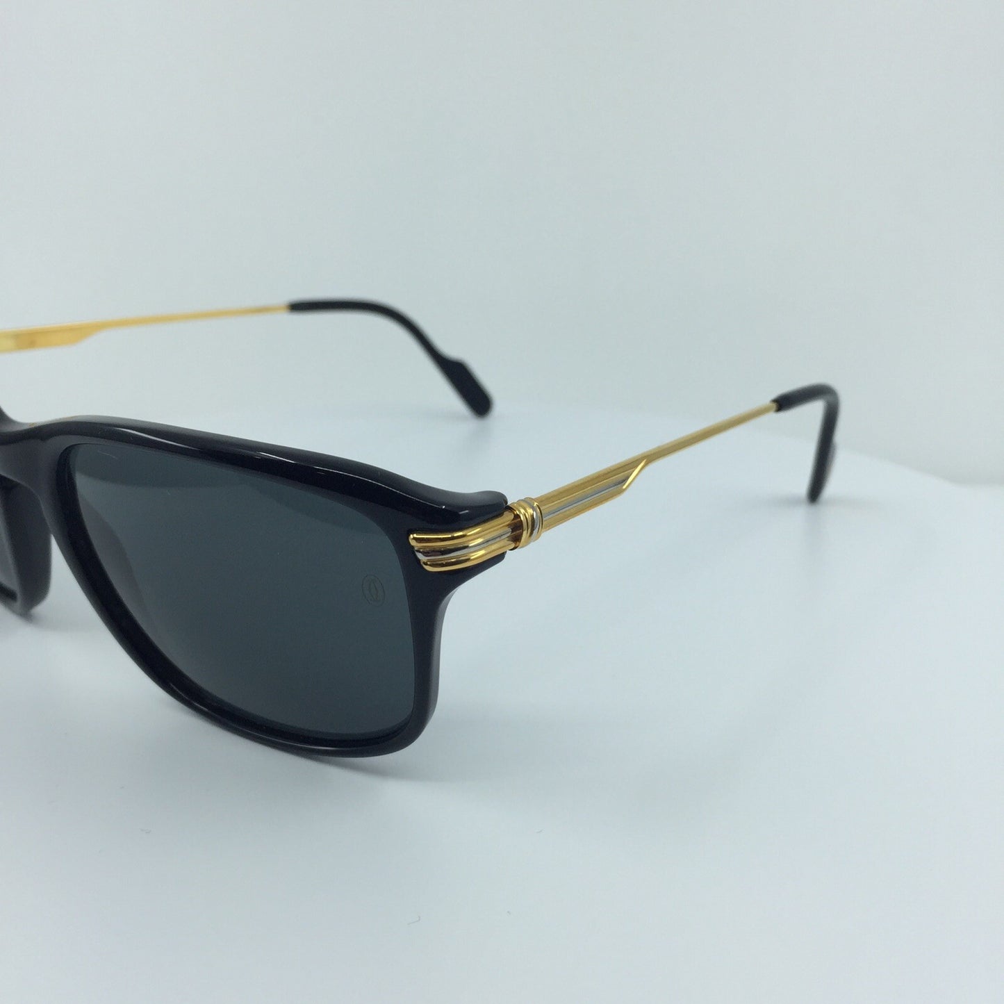 Vintage Cartier T8200189 Black Sunglasses - Super Vision Optical