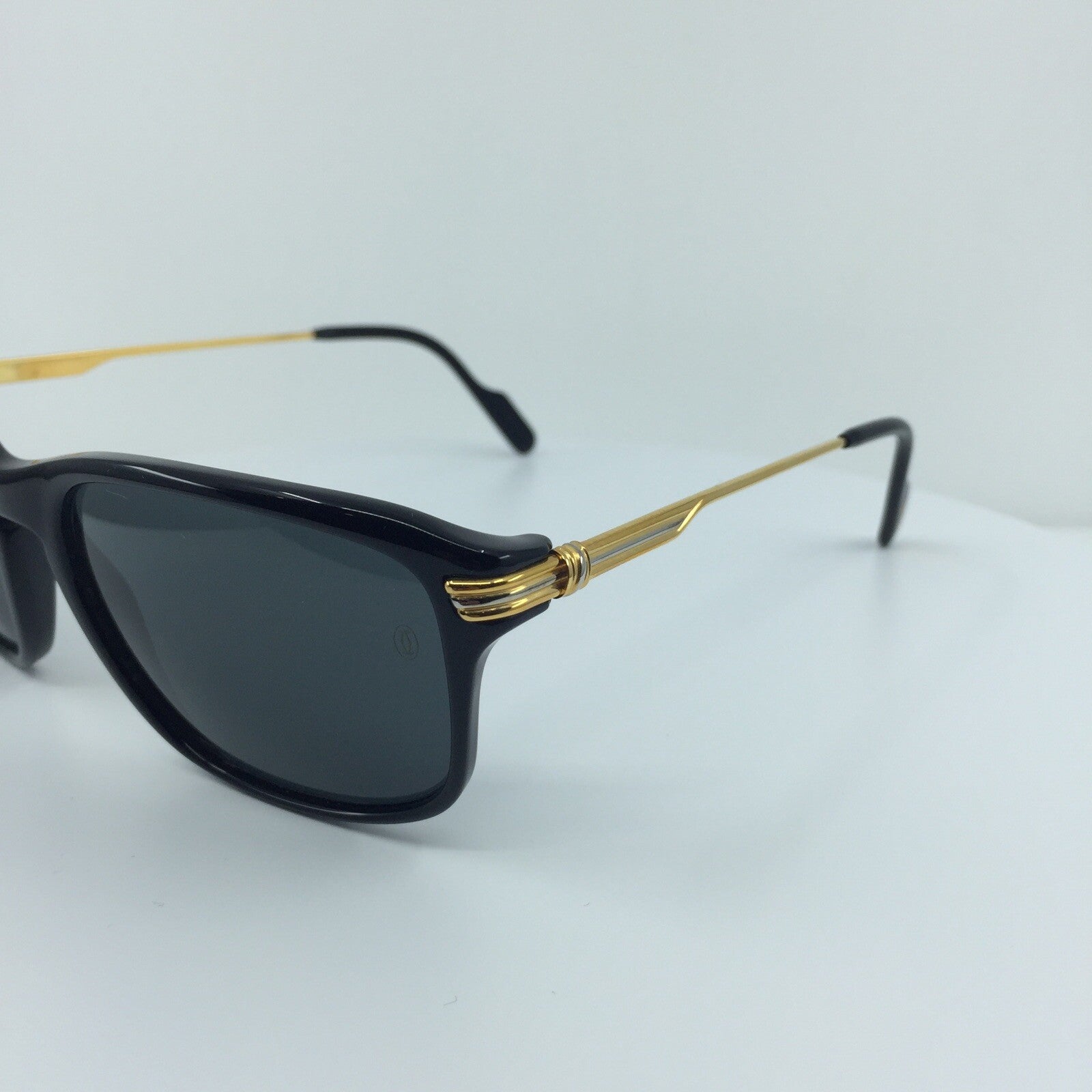 Vintage Cartier T8200189 Black Sunglasses - Super Vision Optical