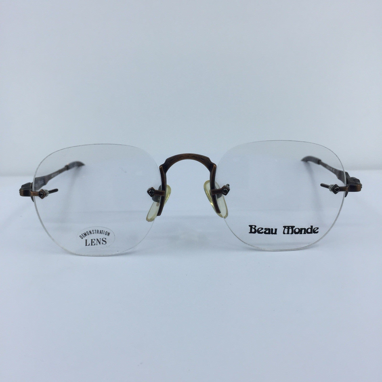 Vintage Beau Monde Collection Westbury Brown Eyeglasses - Super Vision Optical