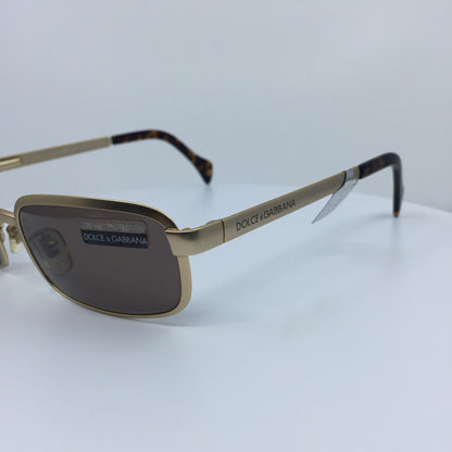 Vintage Dolce & Gabbana DG 320/S Gold Sunglasses - Super Vision Optical