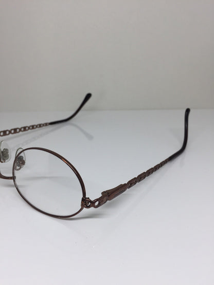 Vintage Salvatore Ferragamo SF 1533 Brown Eyeglasses - Super Vision Optical