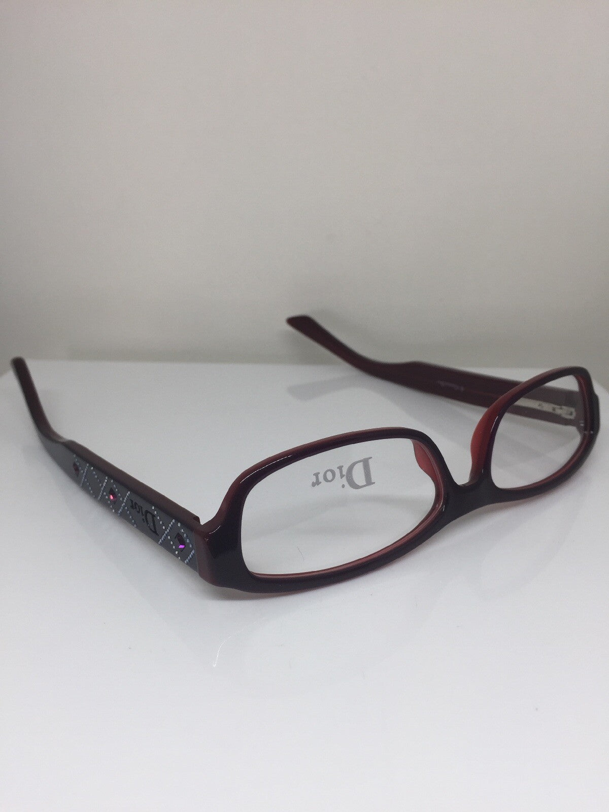 Vintage Christian Dior CD 3084 Red Eyeglasses - Super Vision Optical