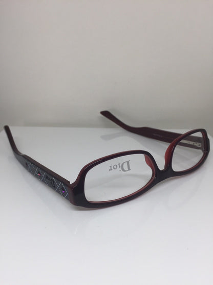 Vintage Christian Dior CD 3084 Red Eyeglasses - Super Vision Optical
