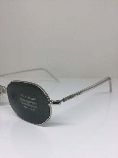 Vintage Giorgio Armani GA 664 Silver Sunglasses - Super Vision Optical