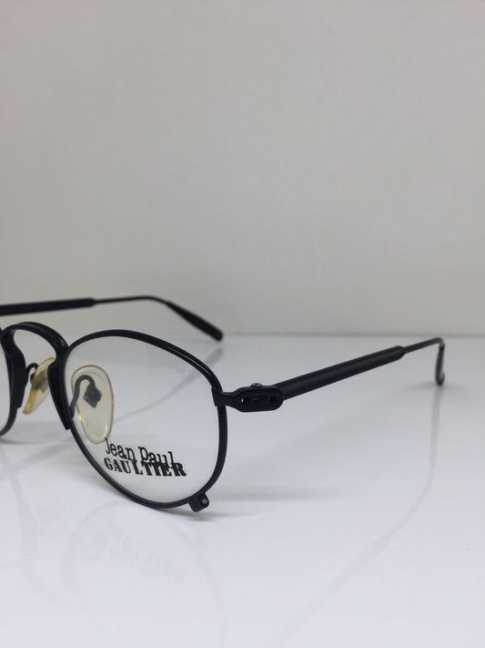 Vintage Jean Paul Gaultier JPG 55-1171 Black Sunglasses - Super Vision Optical
