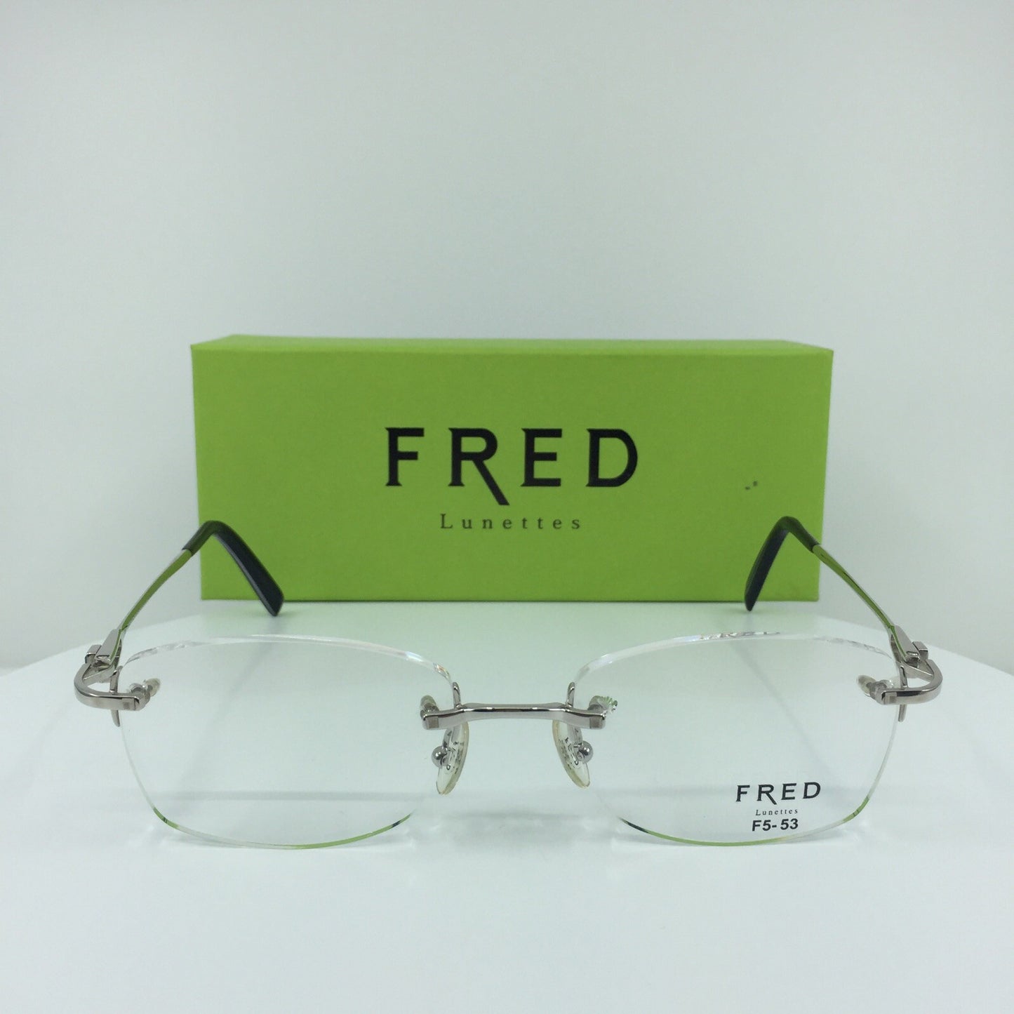 Vintage Fred Lunettes Alaska Prestige F5 Silver Eyeglasses - Super Vision Optical
