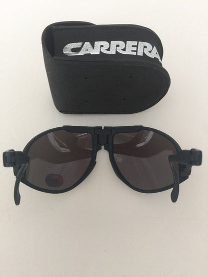 Vintage Carrera Carrera 5586 Folding Kevlar Black Sunglasses - Super Vision Optical