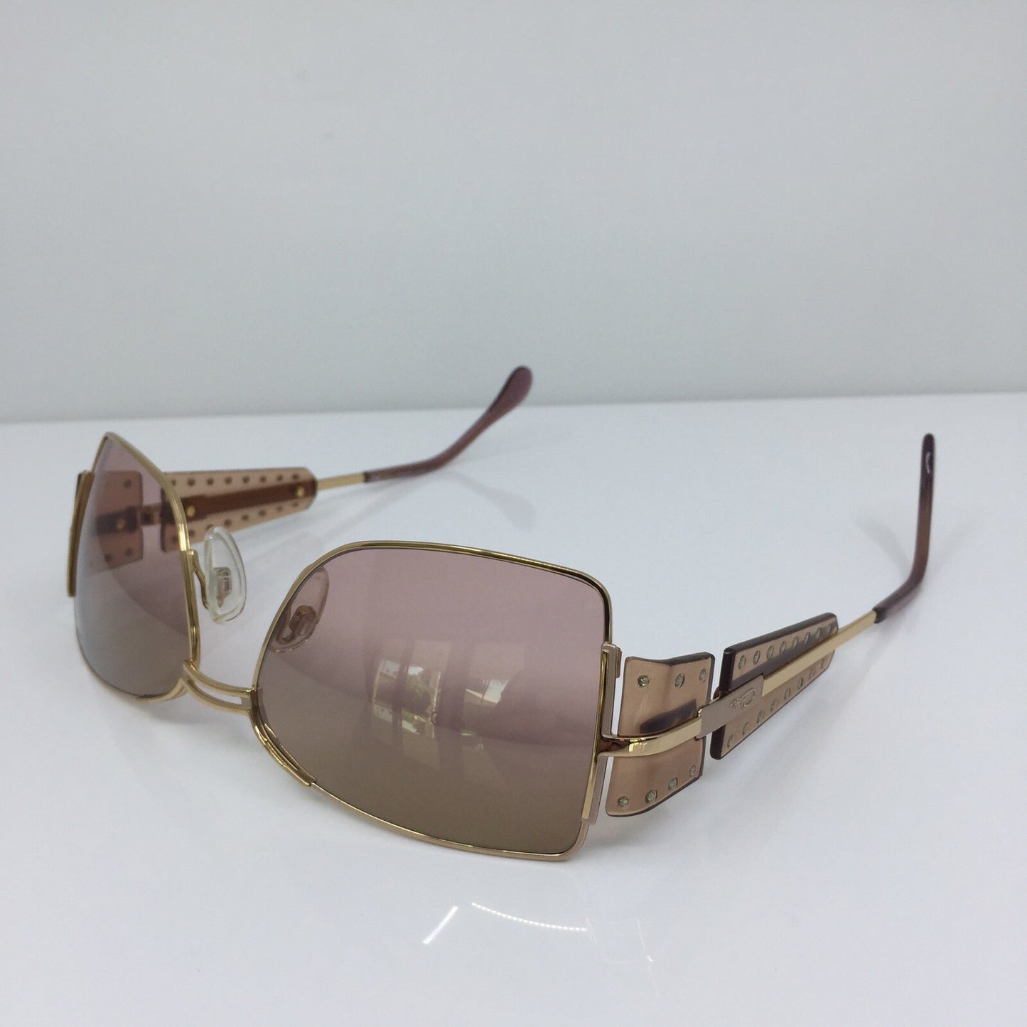 Vintage Cazal MOD. 947 Gold Sunglasses - Super Vision Optical