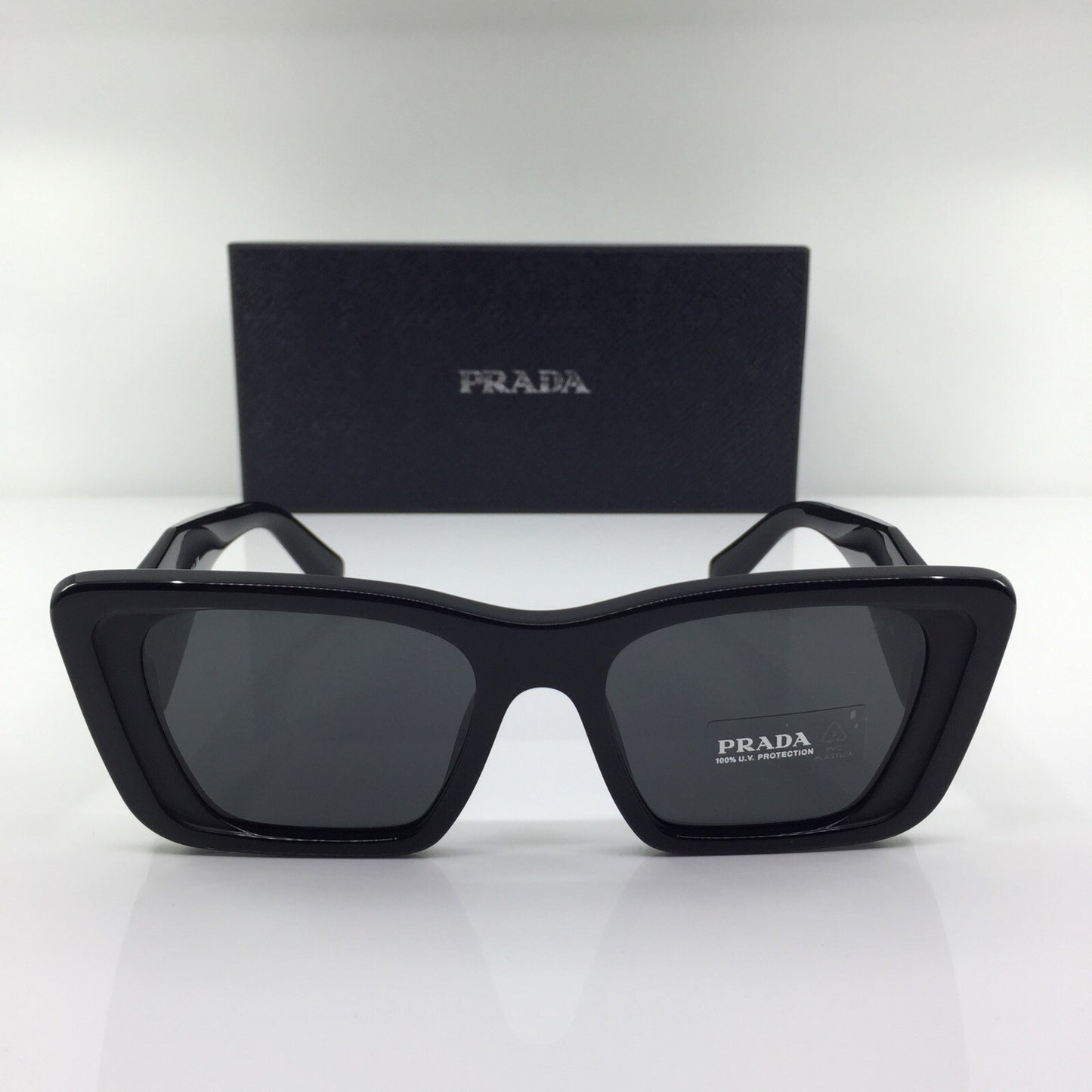 Vintage Prada PR 08YS Black Sunglasses - Super Vision Optical
