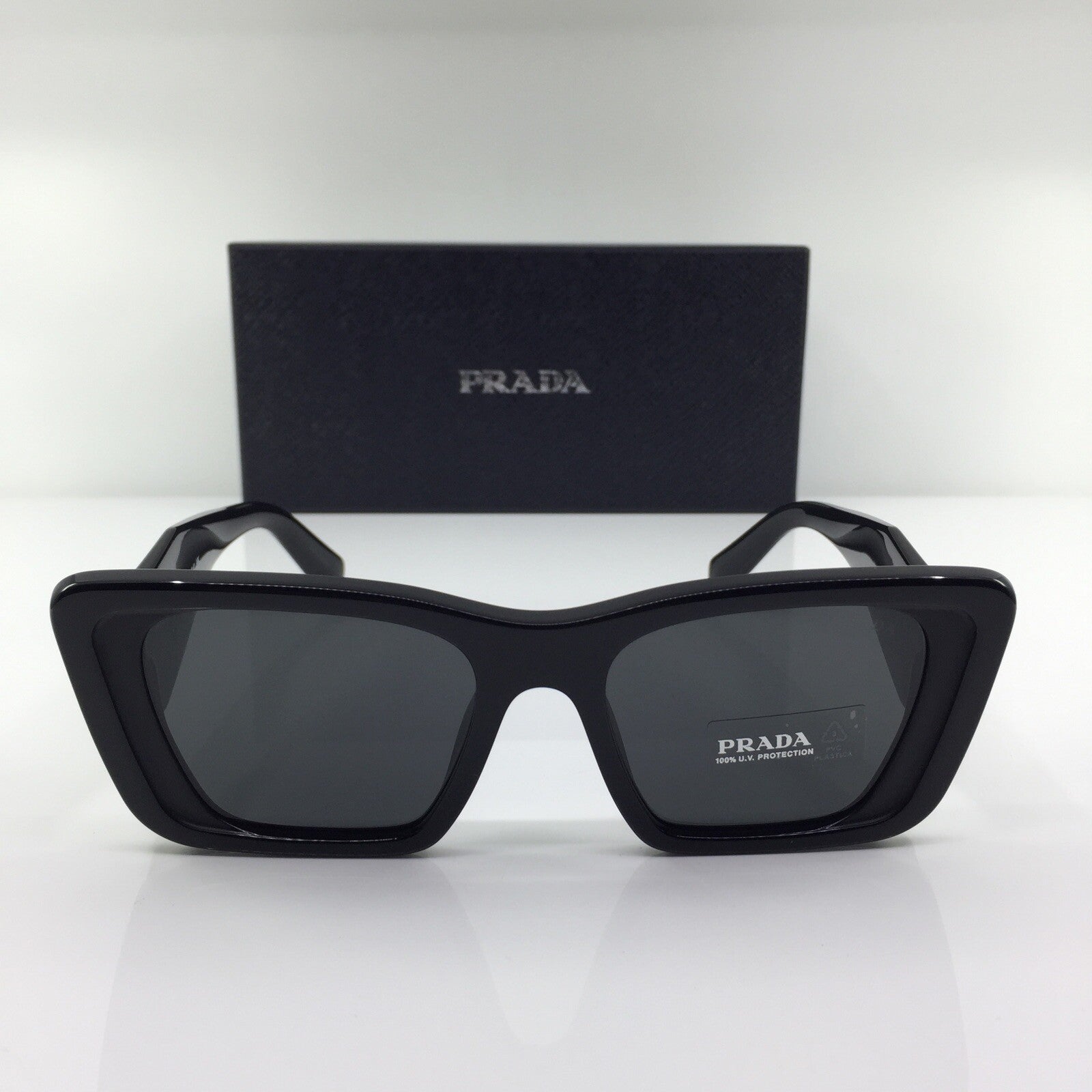 Vintage Prada PR 08YS Black Sunglasses - Super Vision Optical