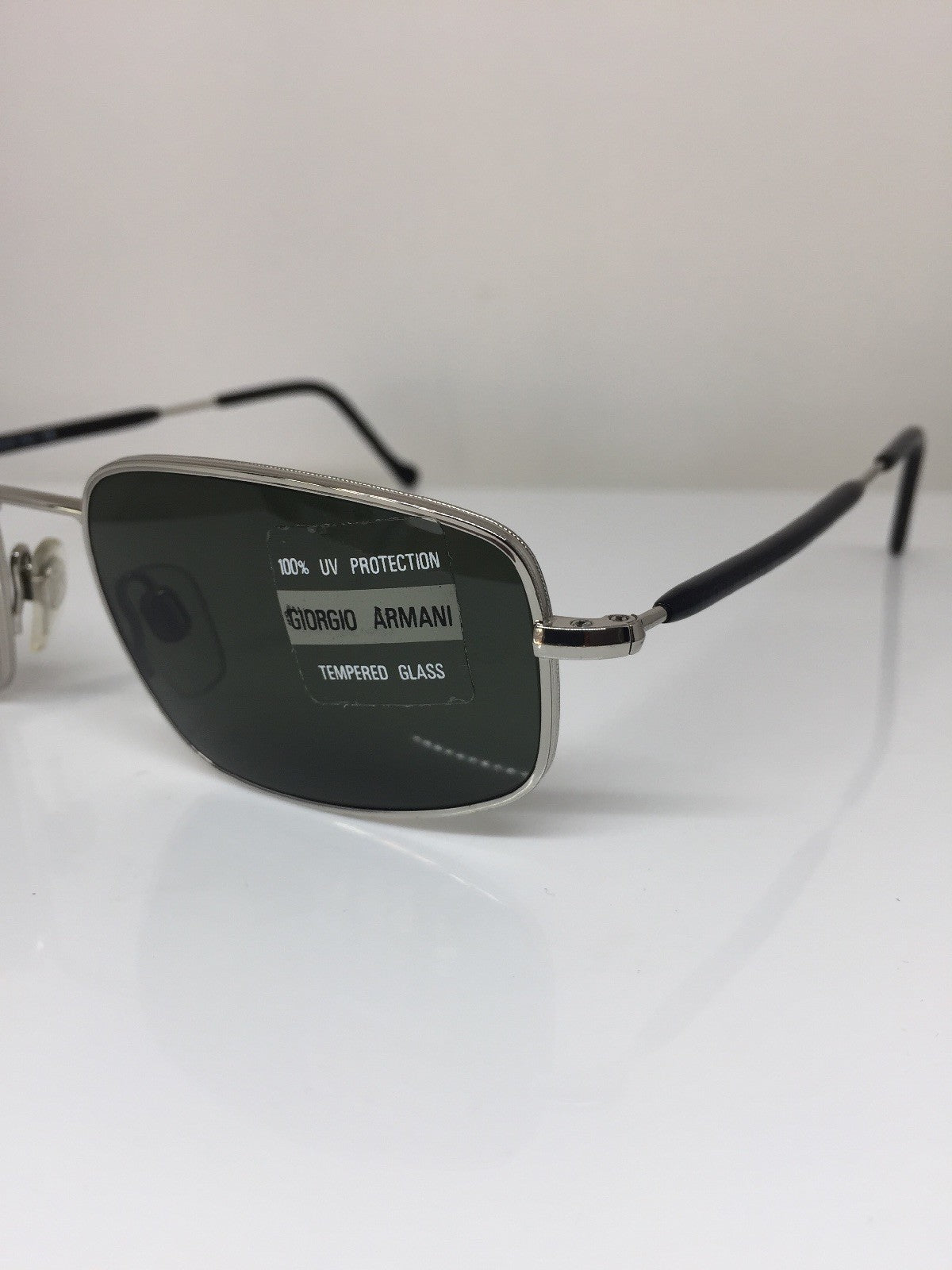 Vintage Giorgio Armani GA 637 Silver Sunglasses - Super Vision Optical