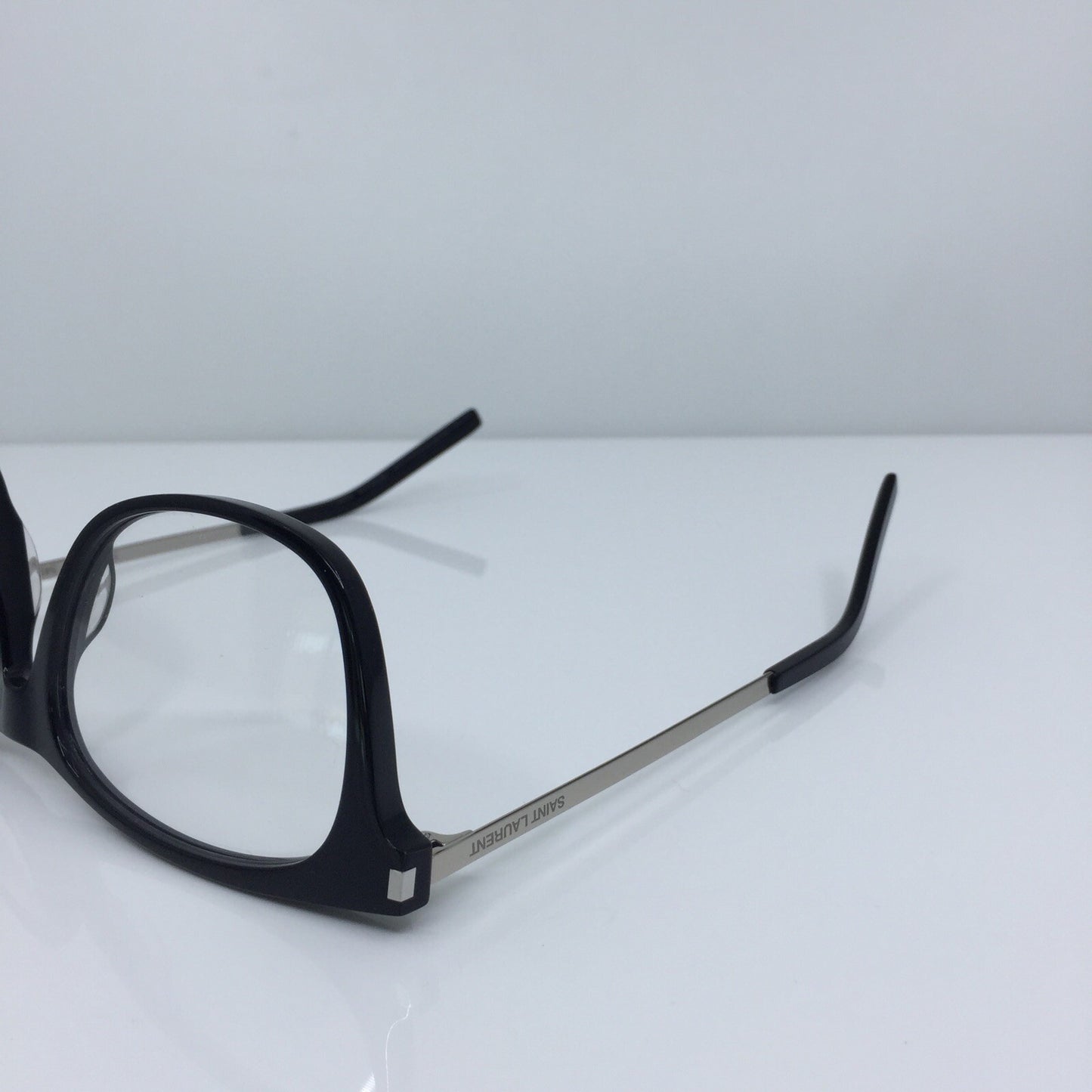 Vintage Saint Laurent SL 26 Silver Eyeglasses - Super Vision Optical