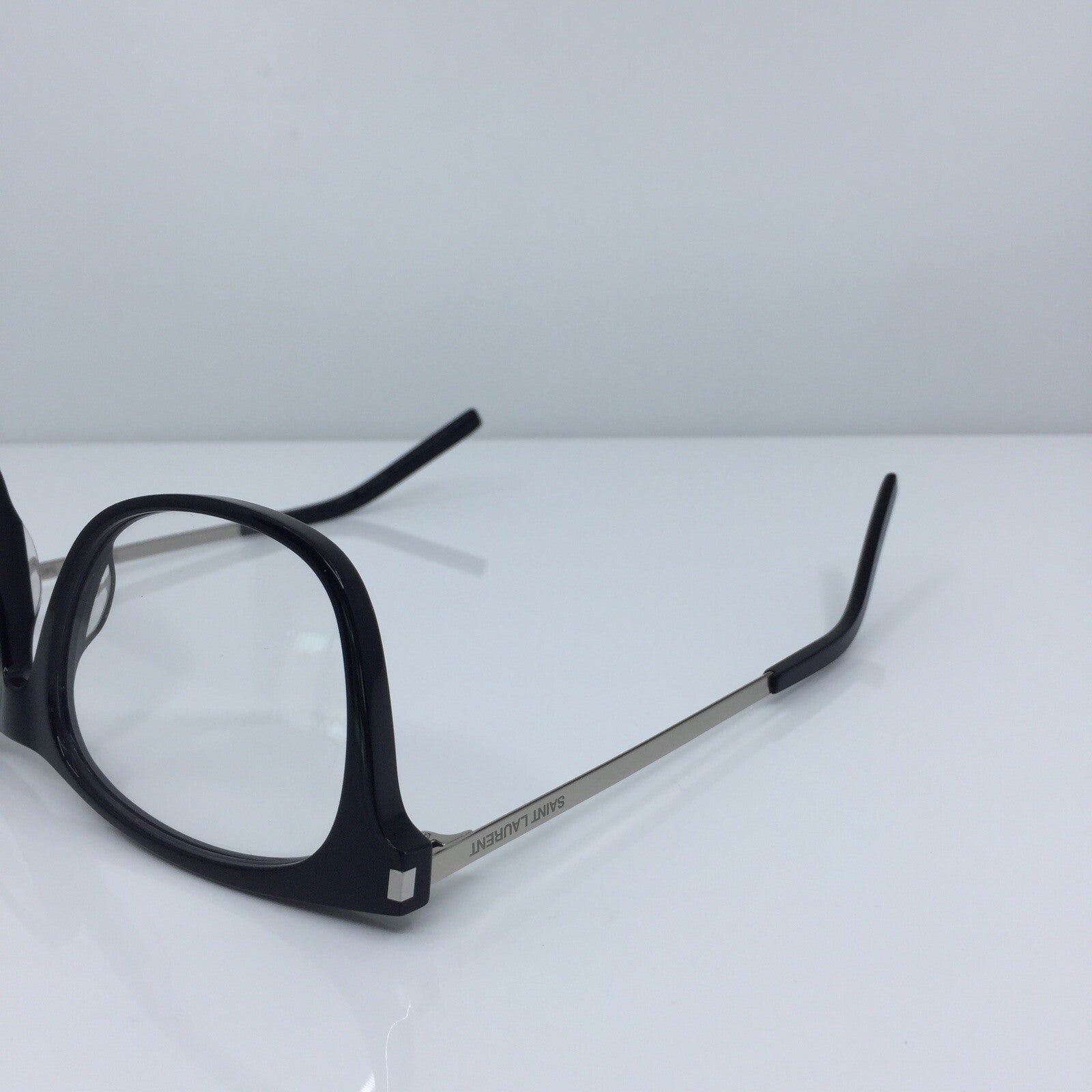 Vintage Saint Laurent SL 26 Silver Eyeglasses - Super Vision Optical