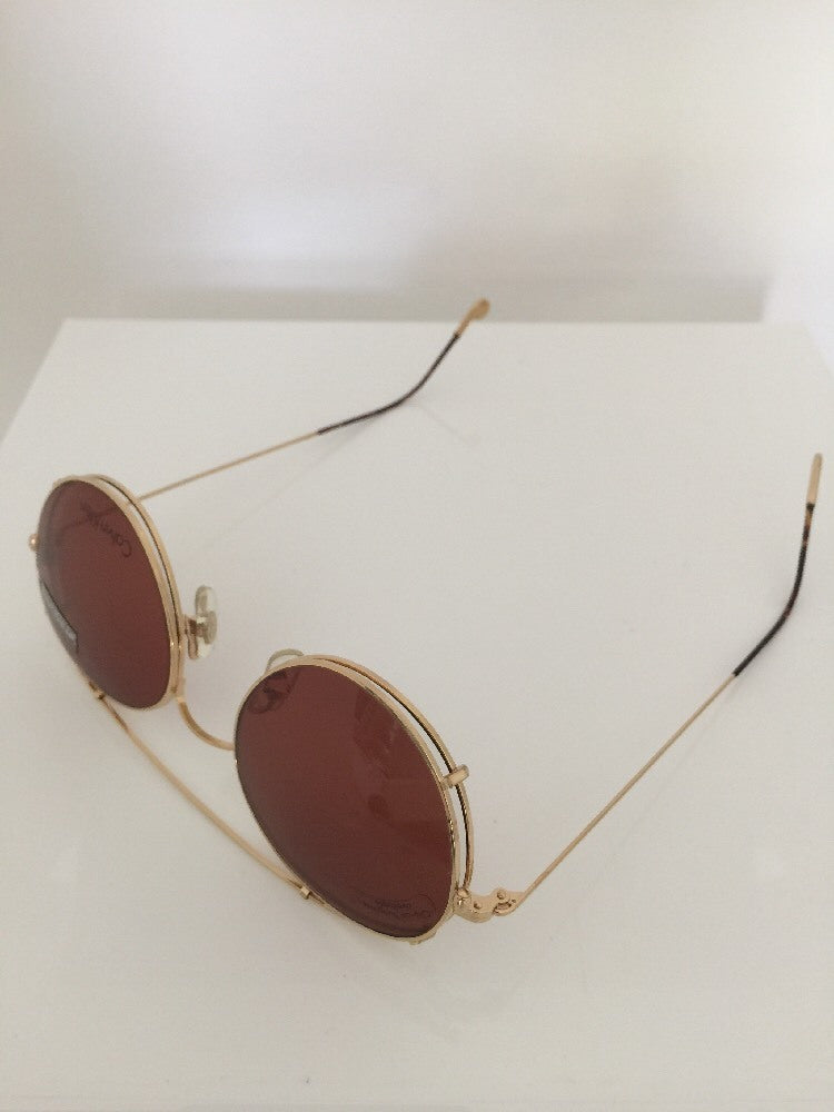 Vintage Calvin Klein CK 114 Gold Sunglasses - Super Vision Optical