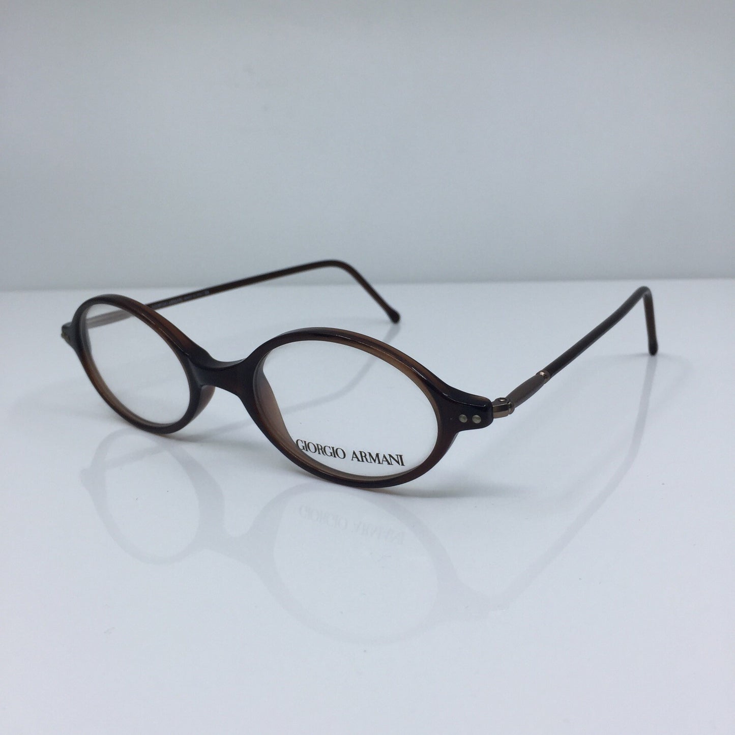 Vintage Giorgio Armani GA 388 Brown Eyeglasses - Super Vision Optical