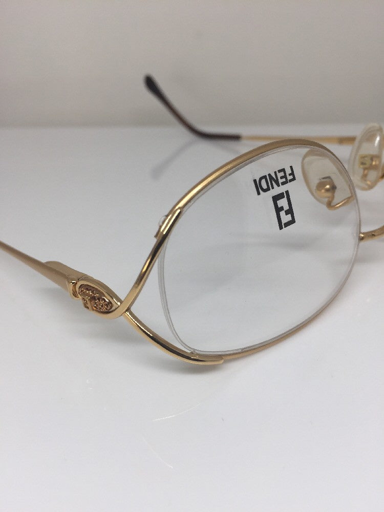 Vintage Fendi F82 GOLDEN GLIMMER Gold Sunglasses - Super Vision Optical
