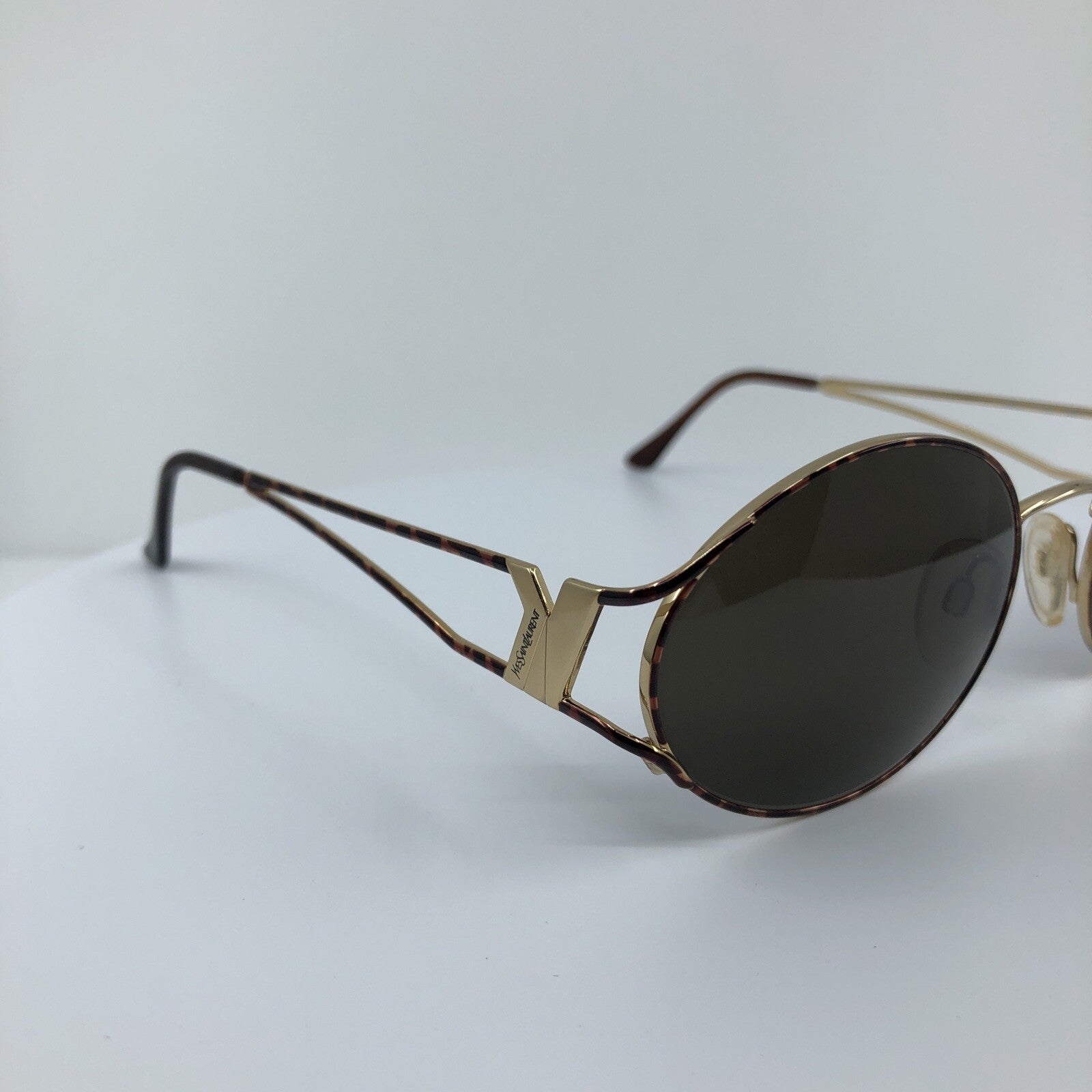 Vintage Saint Laurent YSL 6033 Tortoise Sunglasses - Super Vision Optical