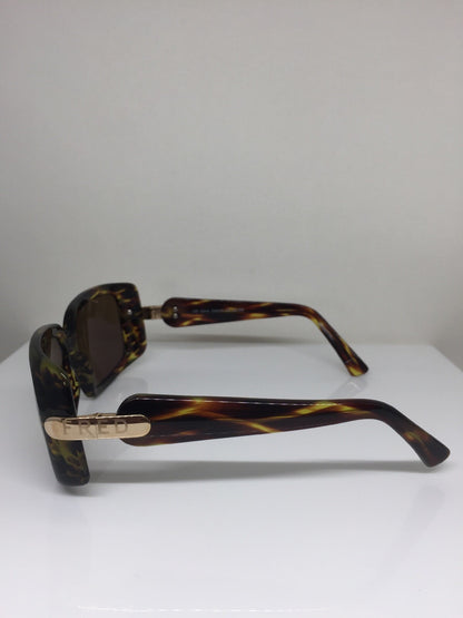 Vintage Fred Lunettes Marie Galante C3 Brown Sunglasses - Super Vision Optical