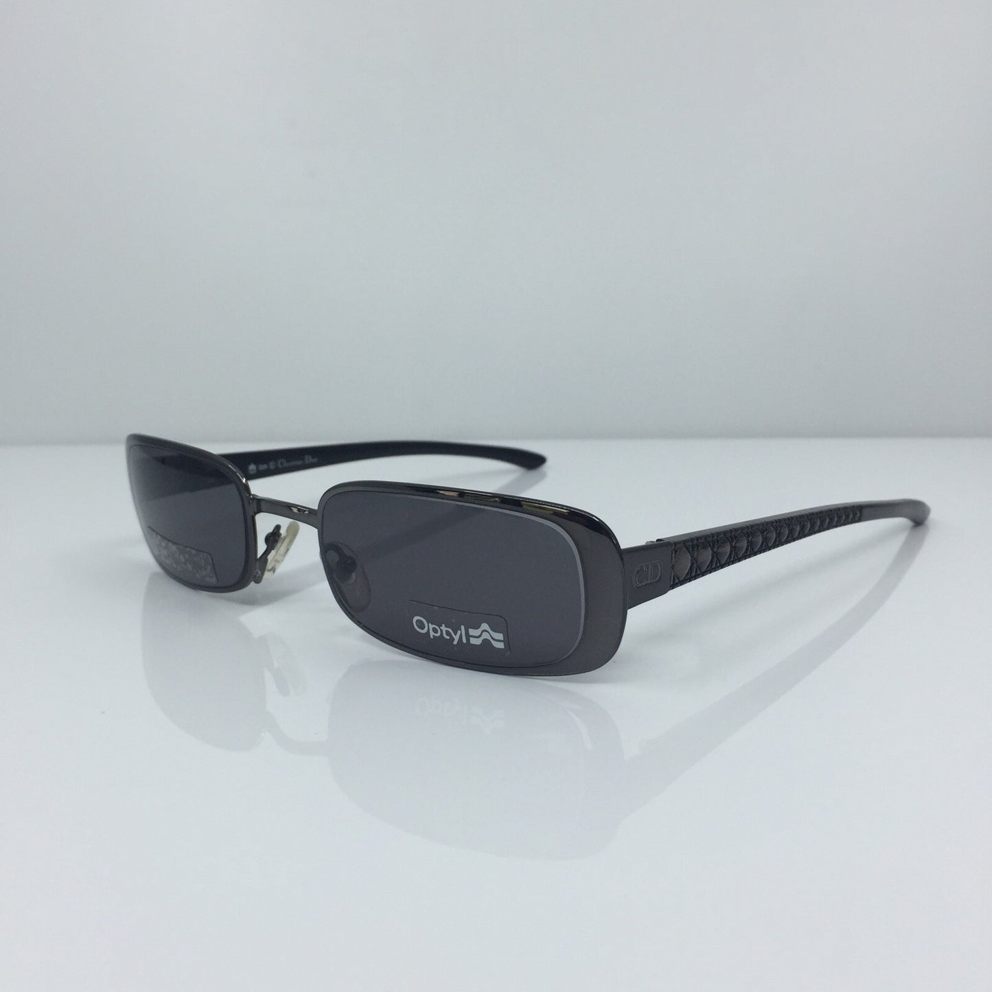 Vintage Christian Dior CD Fitting Gunmetal Sunglasses - Super Vision Optical