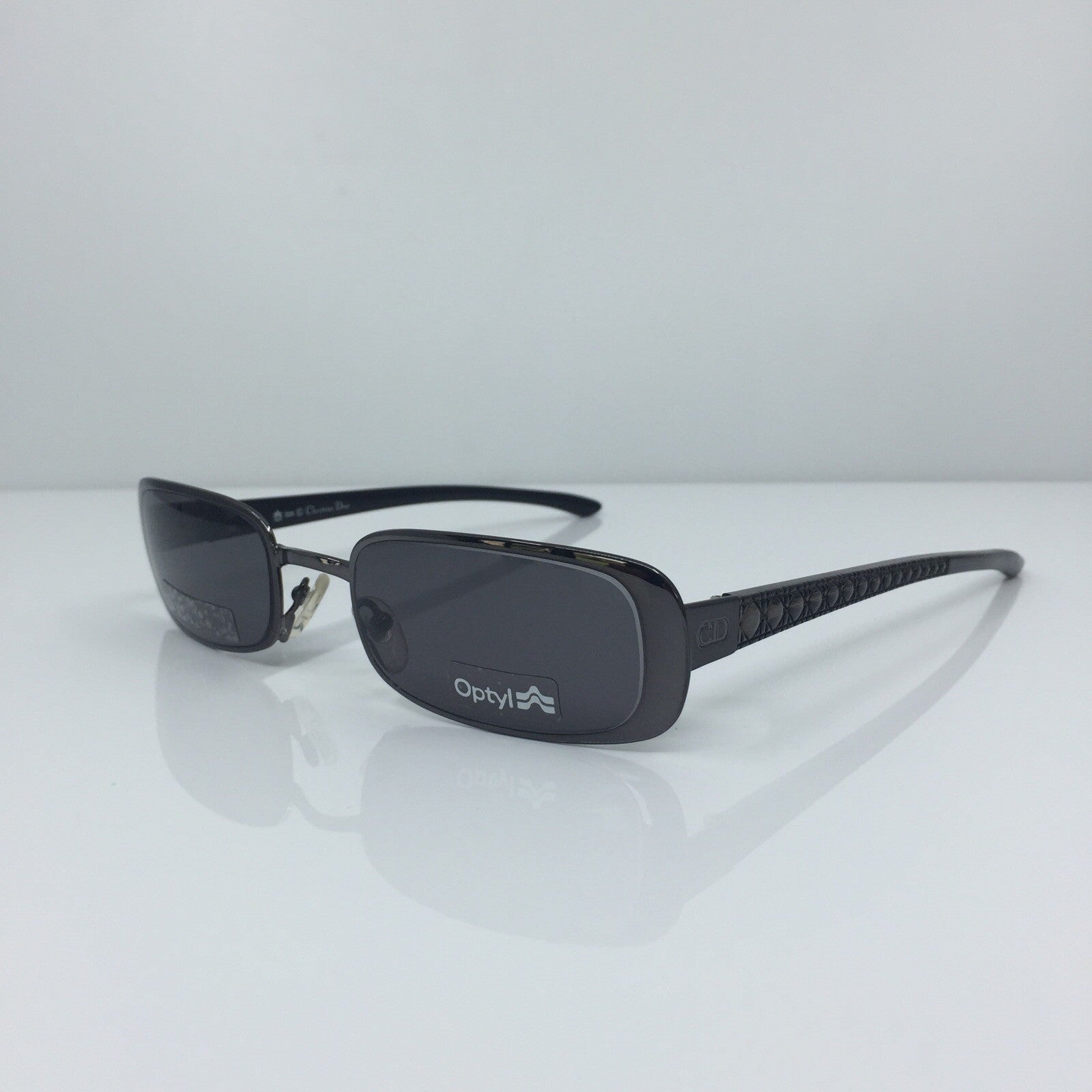Vintage Christian Dior CD Fitting Gunmetal Sunglasses - Super Vision Optical