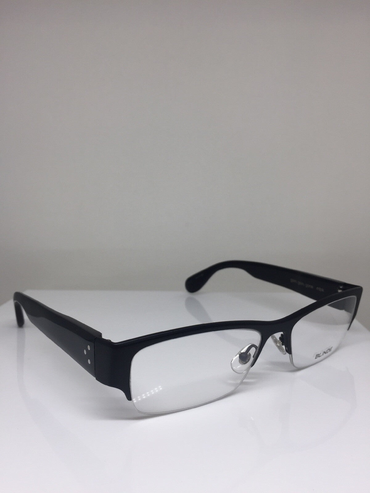 Vintage Blinde By Richard Walker Goin, Goin, Gone Black Eyeglasses - Super Vision Optical