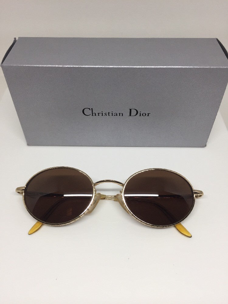 Vintage Christian Dior CD Edith Gold Sunglasses - Super Vision Optical